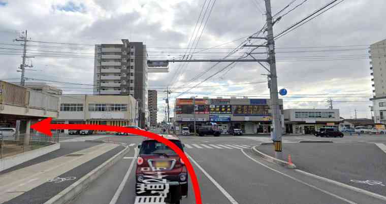 DEP岡山店への行き方